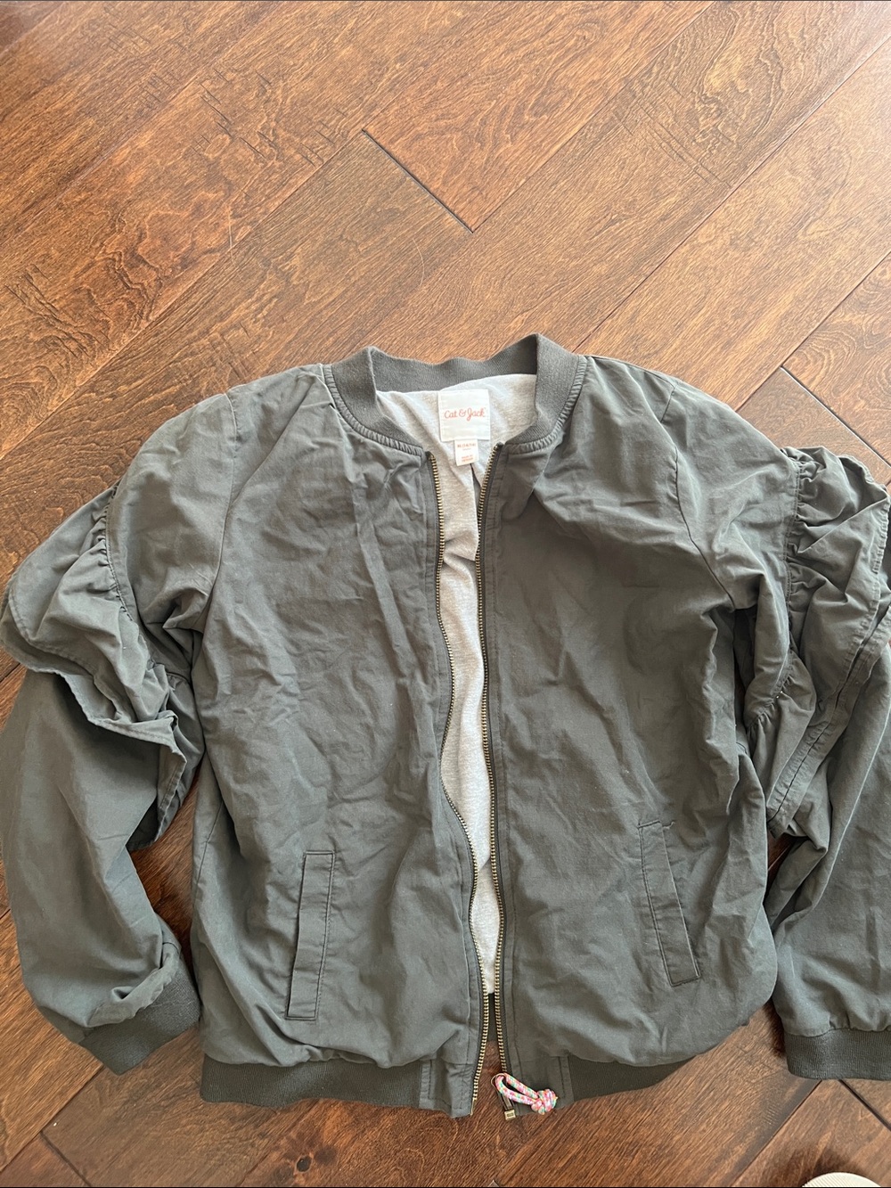 Cat and jack Olive Bomber Jacket